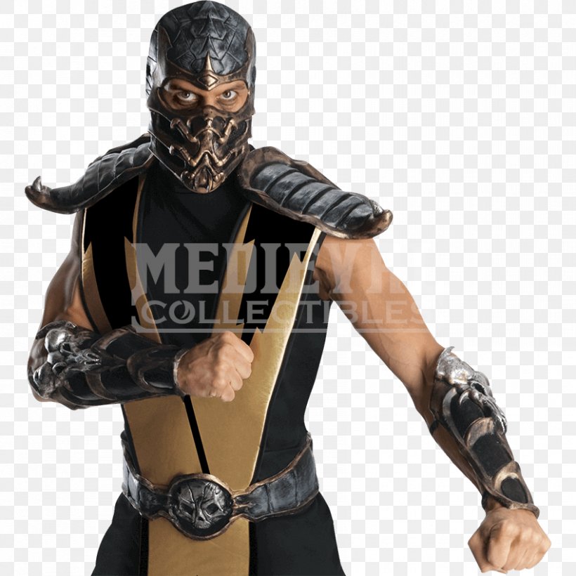 Scorpion Mortal Kombat Sub-Zero Sonya Blade Raiden, PNG, 850x850px, Scorpion, Action Figure, Aggression, Arm, Buycostumescom Download Free