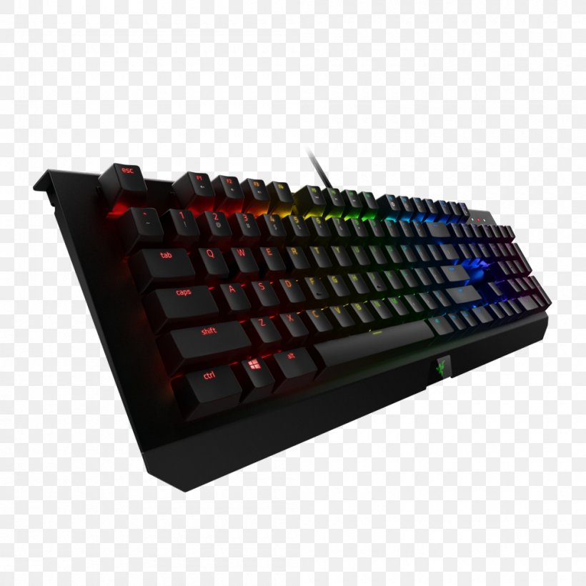 Computer Keyboard Razer Blackwidow X Tournament Edition Chroma Razer BlackWidow X Chroma Razer BlackWidow Chroma Gaming Keypad, PNG, 1000x1000px, Computer Keyboard, Computer Component, Electronic Component, Electronic Instrument, Gaming Keypad Download Free