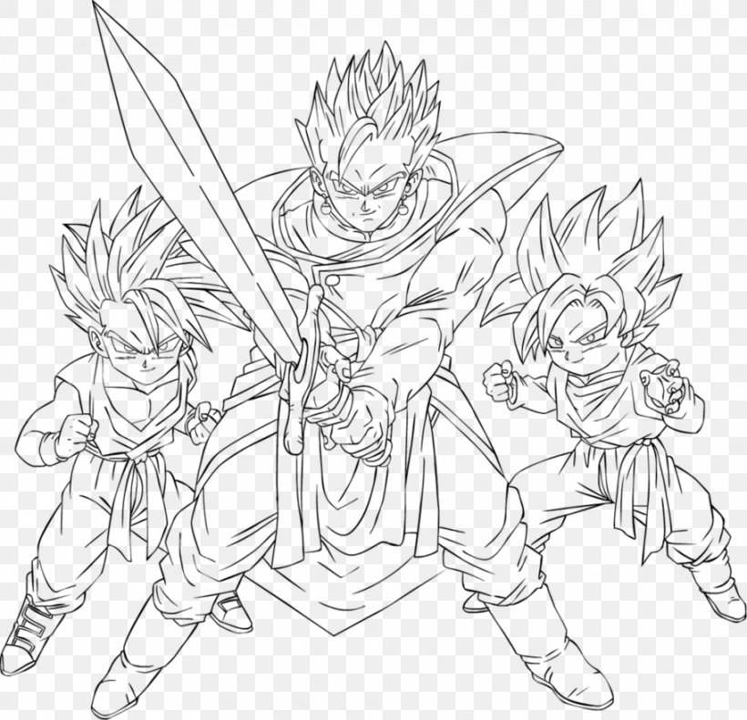 how to draw Son Goten - how to draw | findpea.com