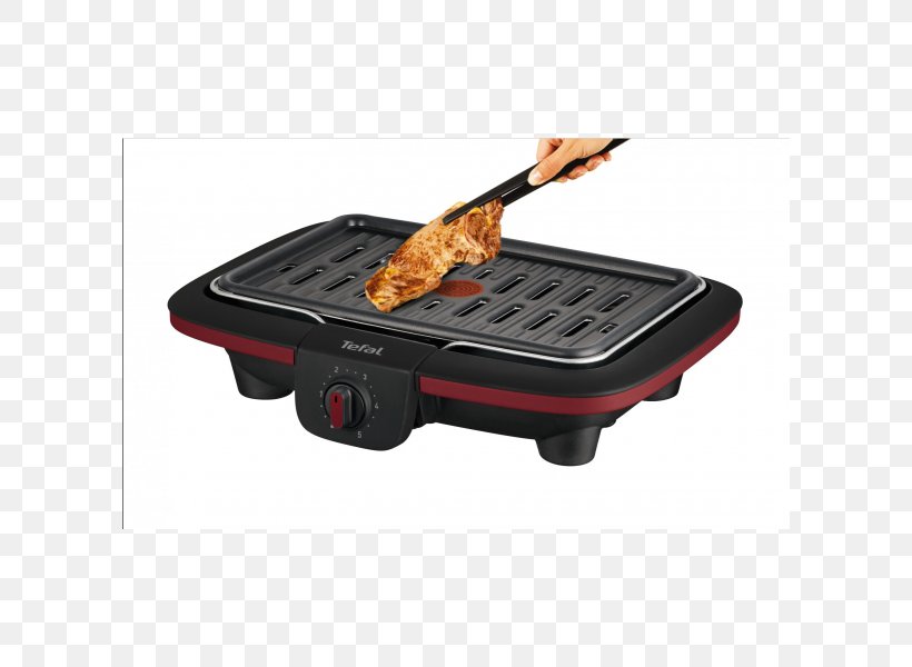 Tefal BG902O12 Barbecue Electrique Avec Pieds Noir/bordeaux 2200 W Griddle Gridiron Weber Q 1400 Dark Grey, PNG, 600x600px, Barbecue, Animal Source Foods, Baking, Barbecue Grill, Contact Grill Download Free
