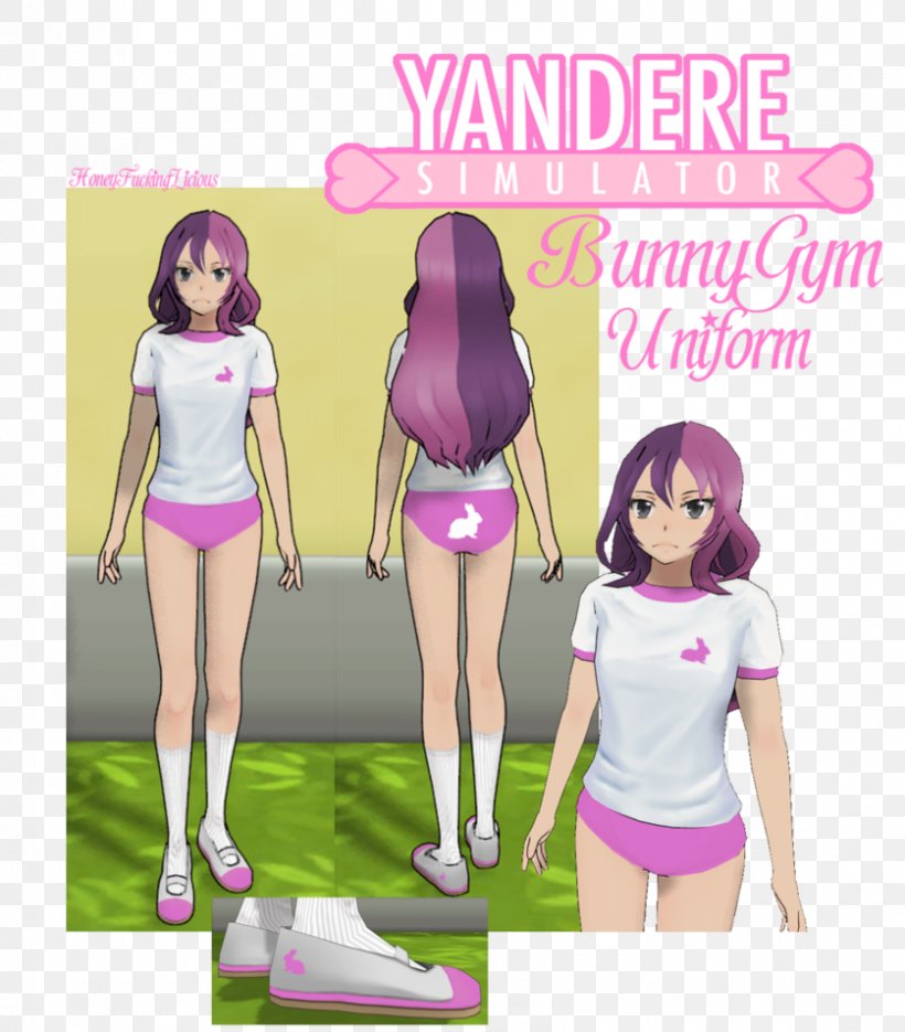 Yandere Simulator Rabbit Skin Fitness Centre, PNG, 837x955px, Watercolor, Cartoon, Flower, Frame, Heart Download Free