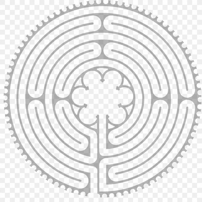 Chartres Cathedral Labyrinth Chartres Cathedral Labyrinth Middle Ages Maze, PNG, 1784x1779px, Chartres Cathedral, Area, Black And White, Cathedral, Chartres Download Free