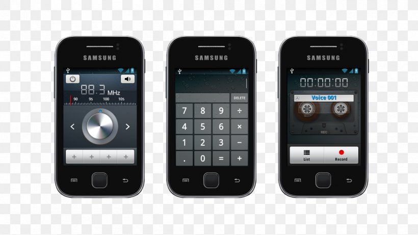 Feature Phone Smartphone Samsung Galaxy Y Samsung Galaxy Mini, PNG, 1366x768px, Feature Phone, Cellular Network, Communication Device, Electronic Device, Electronics Download Free