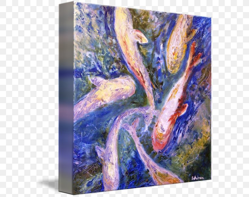 Koi Watercolor Painting Art Oil Painting, PNG, 588x650px, Koi, Acrylic Paint, Art, Artist, Canvas Download Free