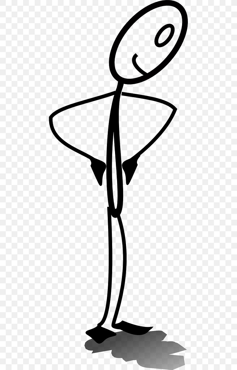 Stick Figure Clip Art, PNG, 640x1280px, Stick Figure, Area, Art, Black And White, Cartoon Download Free