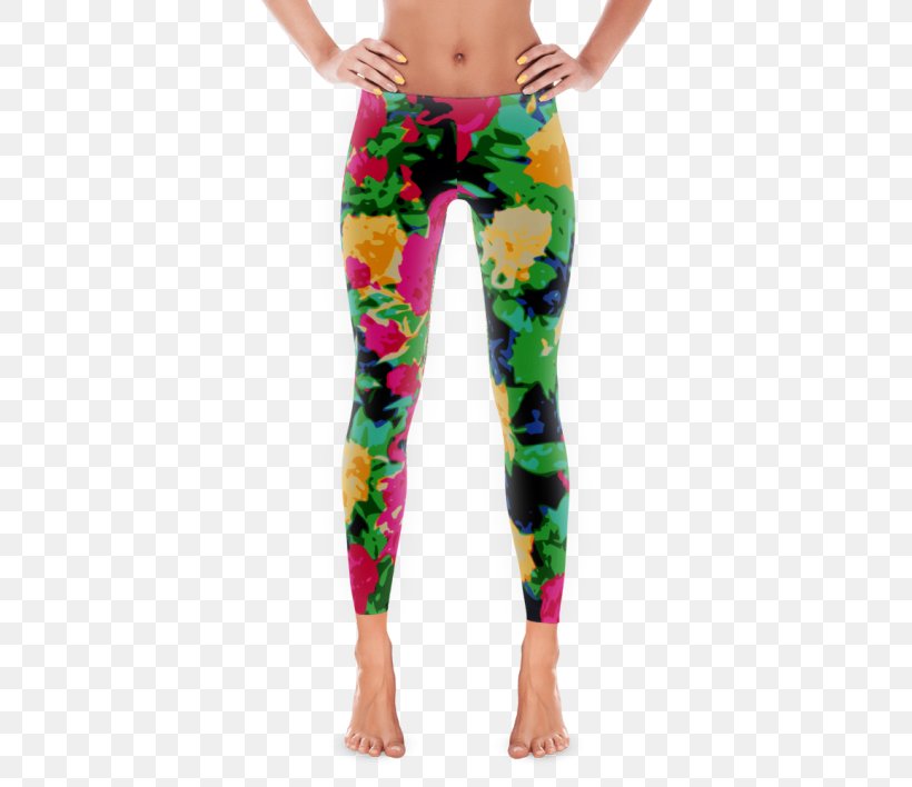 T-shirt Leggings Yoga Pants Flower Clothing, PNG, 570x708px, Tshirt, Clothing, Cotton, Denim, Fashion Download Free