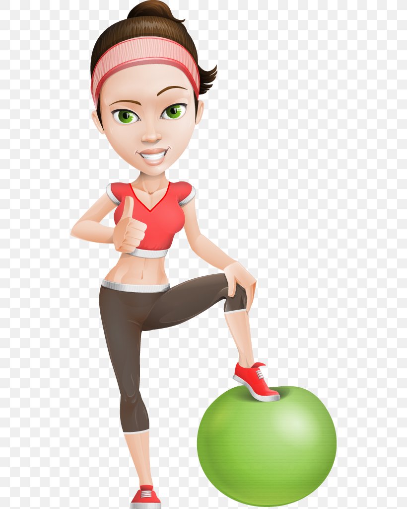 Physical Fitness Exercise Balls Personal Trainer, PNG, 538x1024px, Physical Fitness, Balance, Ball, Cartoon, Coach Download Free