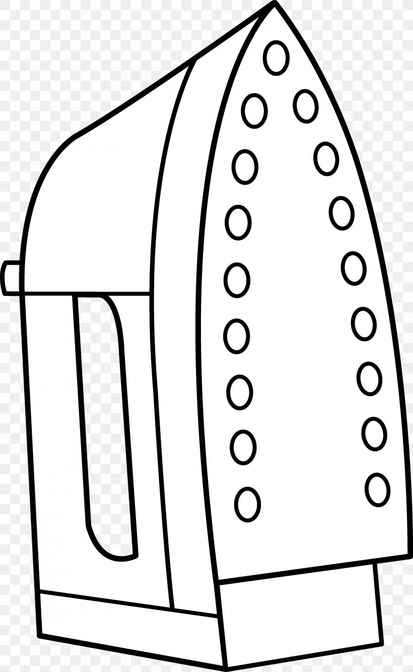 Clothes Iron Line Art Drawing Clip Art, PNG, 3420x5562px, Clothes Iron, Area, Black And White, Clothes Line, Clothing Download Free