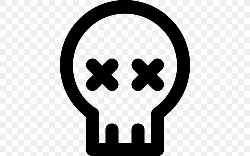 Skull Clip Art, PNG, 512x512px, Skull, Black And White, Icon Design, Silhouette, Symbol Download Free