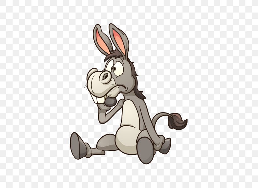 Donkey Cartoon Drawing, PNG, 600x600px, Donkey, Carnivoran, Cartoon, Dog Like Mammal, Domestic Rabbit Download Free