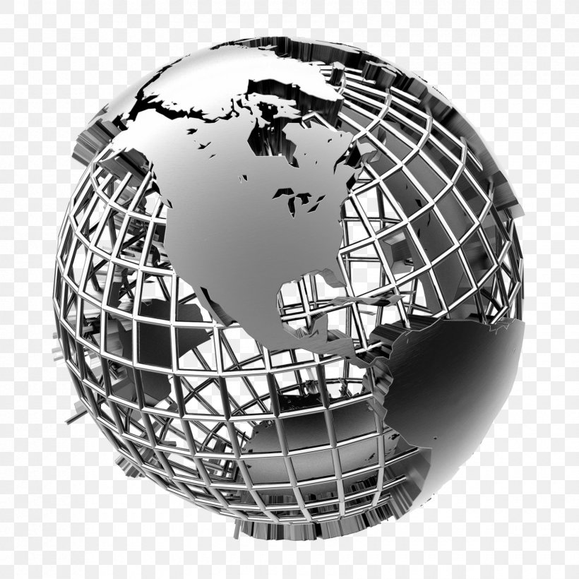 Globe Stock Photography Metal Earth, PNG, 1680x1680px, Globe, Black And White, Chrome Plating, Earth, Metal Download Free