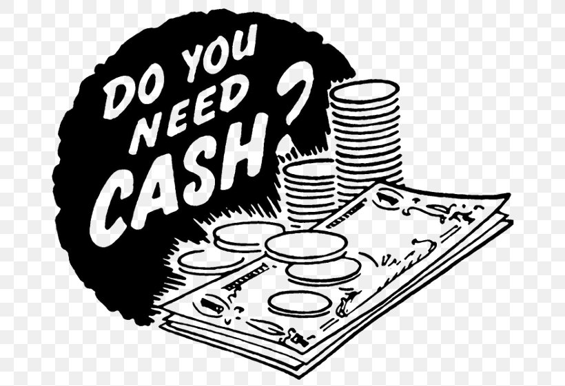 Clip Art Cash Advance Money Credit Loan, PNG, 700x561px, Cash Advance, Area, Artwork, Black And White, Brand Download Free