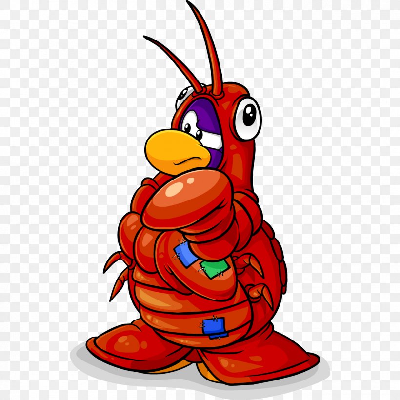 Club Penguin Island Costume Lobster, PNG, 1258x1258px, Club Penguin, Art, Artwork, Beak, Cartoon Download Free