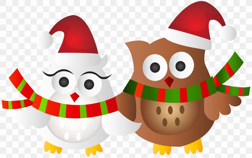 Owl Christmas Clip Art, PNG, 8000x5023px, Owl, Beak, Bird, Christmas, Christmas Ornament Download Free