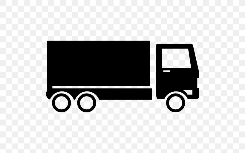Pickup Truck Semi-trailer Truck Dump Truck, PNG, 512x512px, Pickup Truck, Black, Black And White, Brand, Commercial Vehicle Download Free