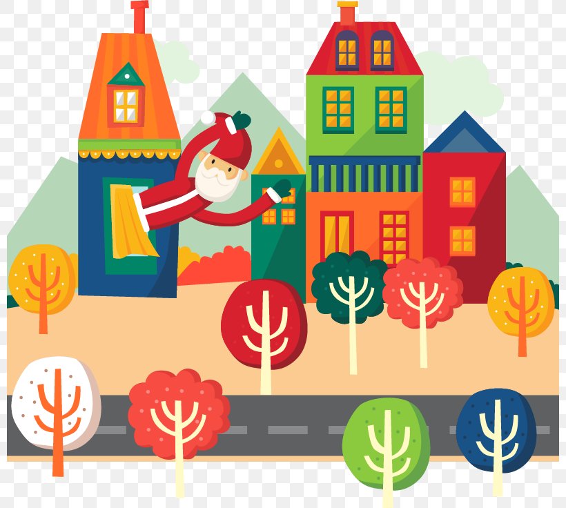 Santa Claus Christmas Ornament Illustration, PNG, 801x736px, Santa Claus, Area, Art, Christmas, Christmas Decoration Download Free