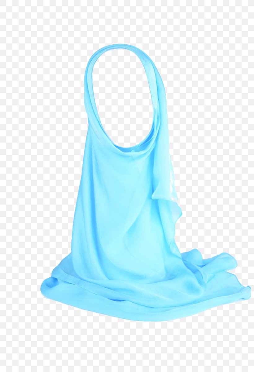 Silk Scarf Hijab Blue Clothing, PNG, 800x1200px, Silk, Aqua, Blue, Clothing, Color Download Free