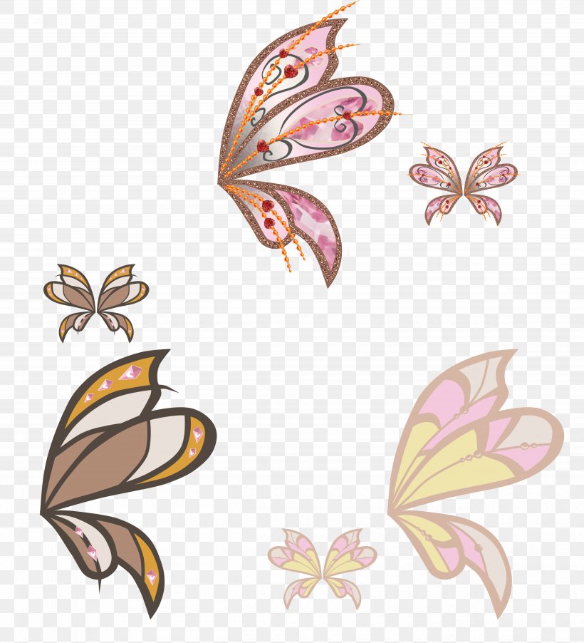 Believix Winx Monarch Butterfly Visual Arts, PNG, 5000x5500px, Believix, Arts, Brush Footed Butterfly, Butterfly, Com Download Free