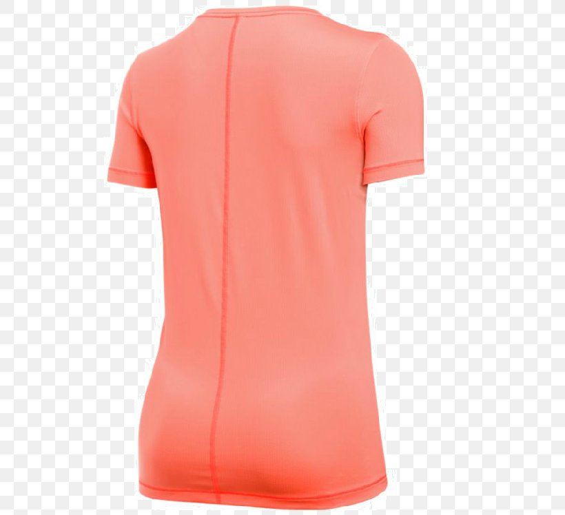 Tennis Polo Shoulder Shirt, PNG, 584x748px, Tennis Polo, Active Shirt, Neck, Orange, Peach Download Free