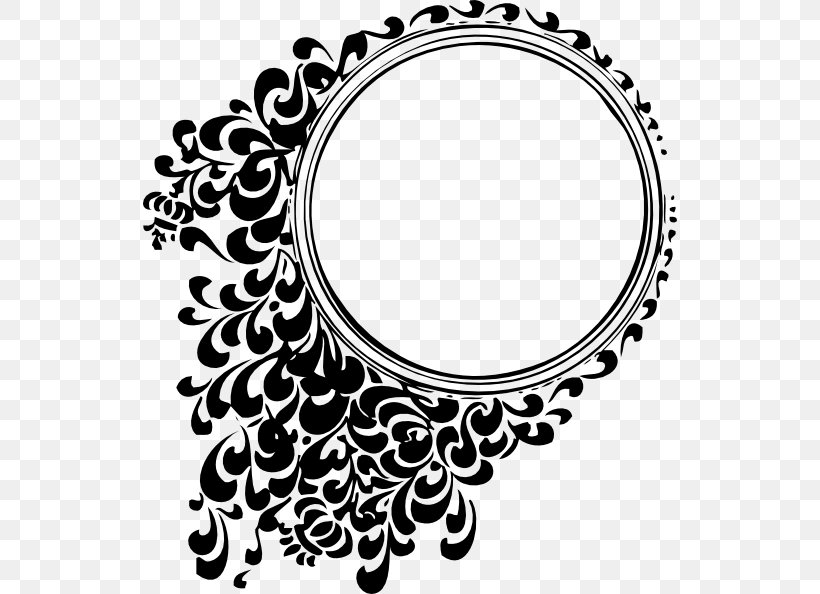 Circle Clip Art, PNG, 534x594px, Logo, Art, Black, Black And White, Flower Download Free