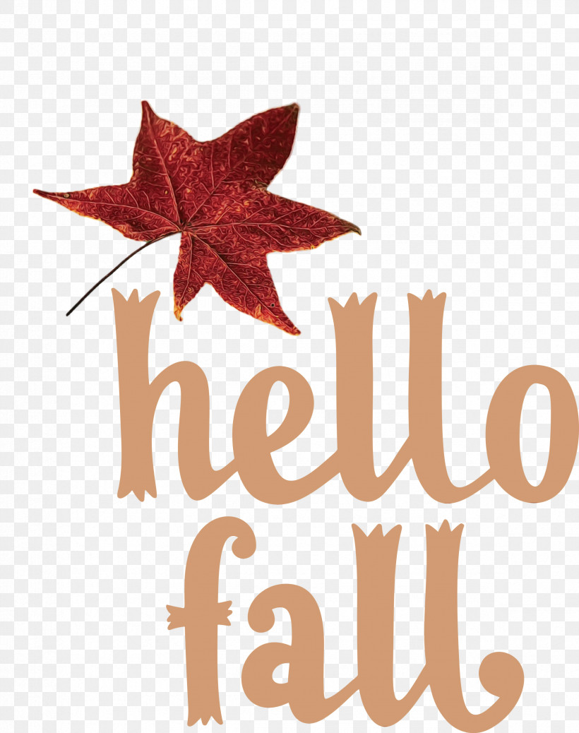 Leaf Logo Tree Meter Plant, PNG, 2368x3000px, Hello Fall, Autumn, Biology, Fall, Leaf Download Free