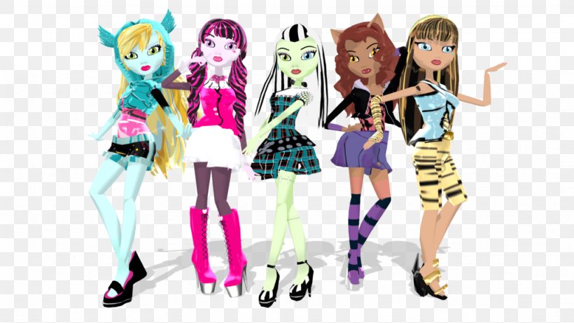 Video Barbie Monster High Digital Media YouTube, PNG, 1024x576px, Watercolor, Cartoon, Flower, Frame, Heart Download Free