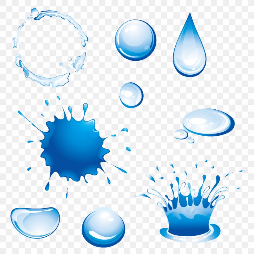 Drop Water Splash Clip Art, PNG, 1024x1024px, Drop, Aerosol Spray, Blue, Point, Puddle Download Free