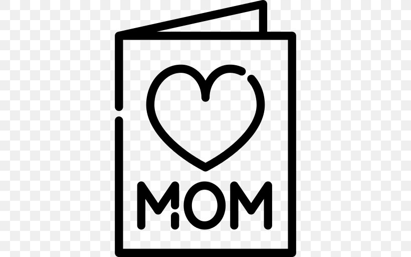 Mothers Day, PNG, 512x512px, Vector Packs, Blackandwhite, Heart, Line Art, Love Download Free