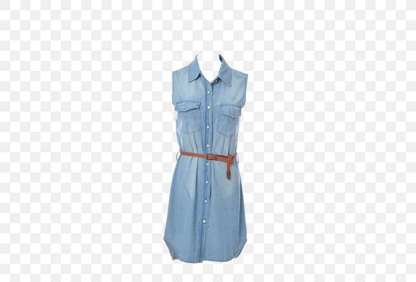 Blue Dress Shirt Jeans Denim, PNG, 500x556px, Blue, Belt, Blouse, Button, Clothing Download Free