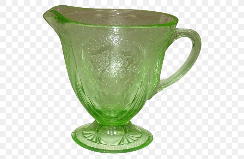 Jug Depression Glass Milk Glass Tableware, PNG, 534x534px, Jug, Antique, Carnival Glass, Cup, Depression Glass Download Free