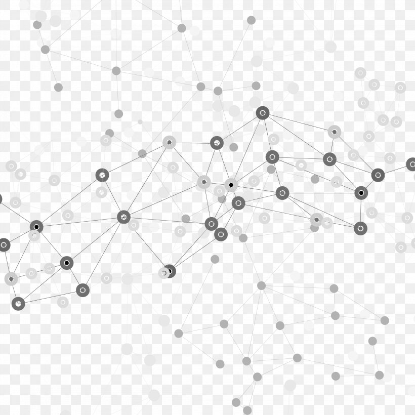 Molecule Structure Euclidean Vector Pattern, PNG, 2200x2200px, Molecule, Area, Atom, Black, Black And White Download Free