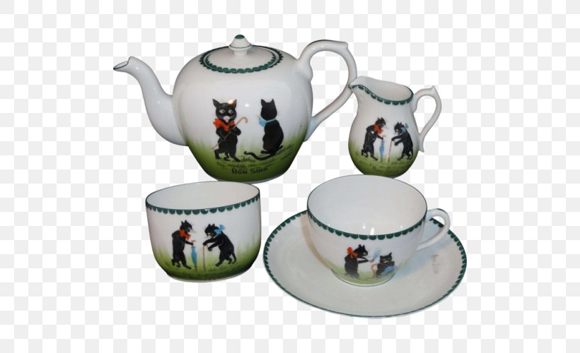 Mug Teapot Kettle Teacup Saucer, PNG, 500x500px, Mug, British Shorthair, Brooklyn, Cafe, Cat Download Free