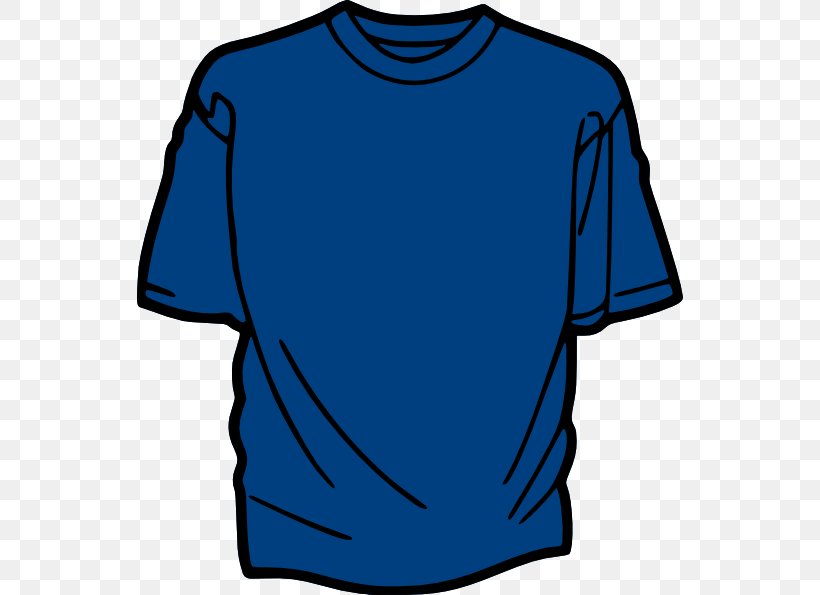T-shirt Hoodie Clip Art, PNG, 546x595px, Tshirt, Active Shirt, Black, Blue, Clothing Download Free