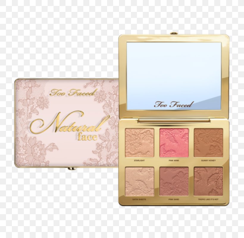 Too Faced Natural Face Palette Too Faced Natural Eyes Cosmetics Highlighter, PNG, 800x800px, Cosmetics, Bronzer, Eye Shadow, Face, Highlighter Download Free