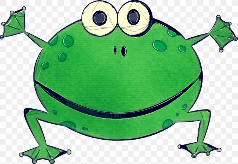 Green Clip Art Cartoon Frog Shrub Frog, PNG, 960x662px, Green, Cartoon, Frog, Hyla, Leaf Download Free