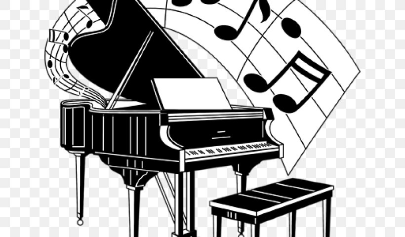 Piano Musical Note Musical Keyboard Musical Theatre, PNG, 640x480px, Watercolor, Cartoon, Flower, Frame, Heart Download Free