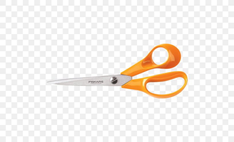 Scissors Fiskars Oyj Textile Knife Pinking Shears, PNG, 500x500px, Scissors, Blade, Craft, Cutting, Cutting Tool Download Free