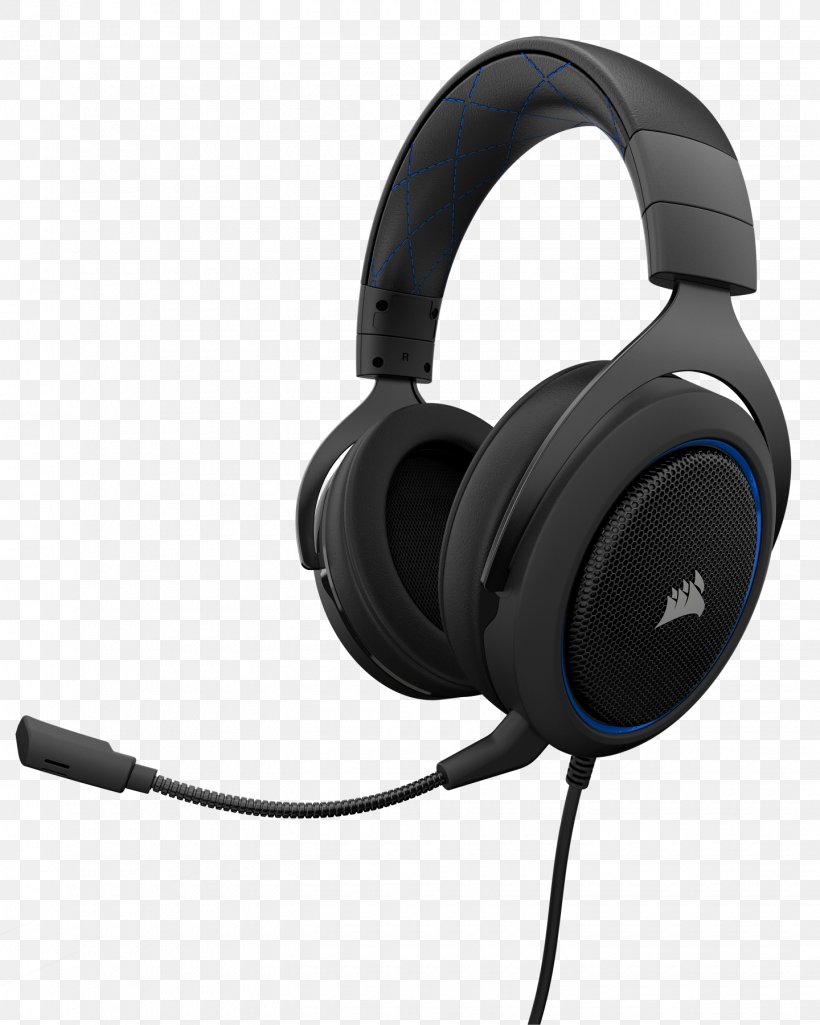 CORSAIR HS60 SURROUND Gaming Headset Microphone Headphones, PNG, 1440x1800px, 71 Surround Sound, Microphone, Audio, Audio Equipment, Corsair Components Download Free