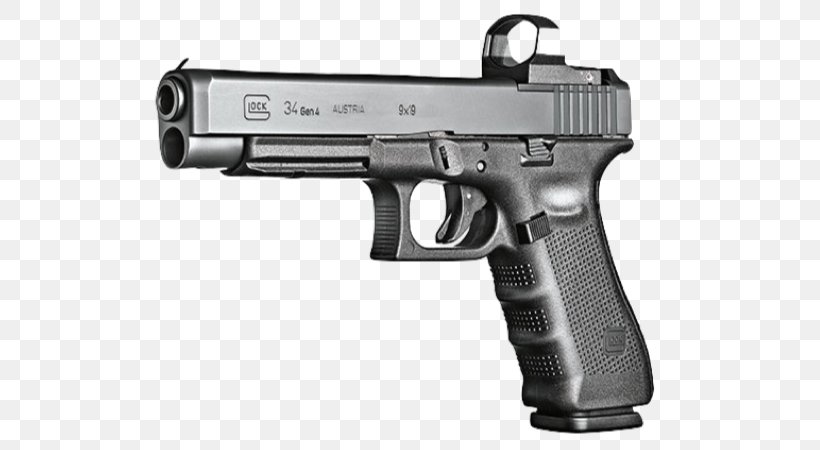 Glock Ges.m.b.H. Glock 35 .40 S&W GLOCK 19, PNG, 600x450px, 40 Sw, 45 Acp, 919mm Parabellum, Glock Gesmbh, Air Gun Download Free