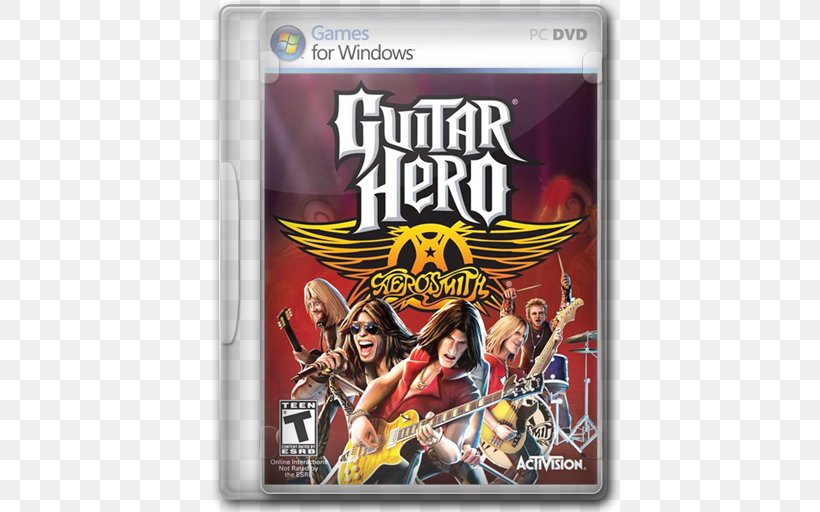Guitar Hero: Aerosmith Guitar Hero III: Legends Of Rock Guitar Hero World Tour Xbox 360, PNG, 512x512px, Guitar Hero Aerosmith, Computer Software, Fictional Character, Film, Guitar Hero Download Free