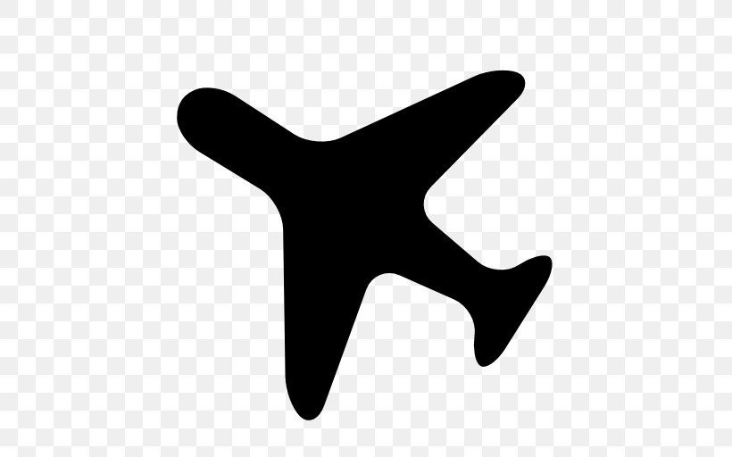 Airplane Aircraft ICON A5 Clip Art, PNG, 512x512px, Airplane, Aircraft, Black And White, Finger, Flight Download Free