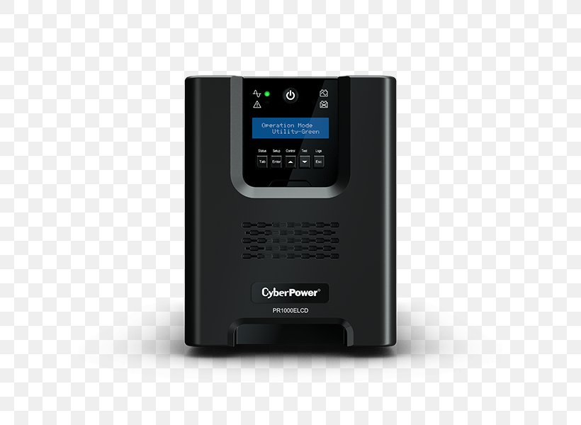 CyberPower Professional Series PR1000ELCD UPS, PNG, 600x600px, Ups, Electronic Device, Electronics, Electronics Accessory, Multimedia Download Free