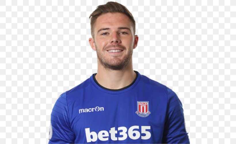 Jack Butland Stoke City F.C. Manchester City F.C. Kit Football, PNG, 500x500px, 2018, Jack Butland, Chin, Facial Hair, Football Download Free