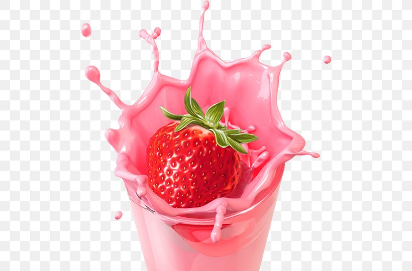 Milkshake Juice Smoothie Strawberry, PNG, 500x540px, Milkshake, Banana, Cocktail Garnish, Cup, Drink Download Free