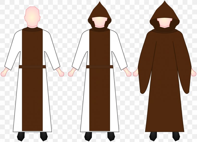 Religious Habit Hieronymites Religious Order Monk Scapular, PNG, 2000x1448px, Religious Habit, Cloak, Clothing, Costume, Costume Design Download Free