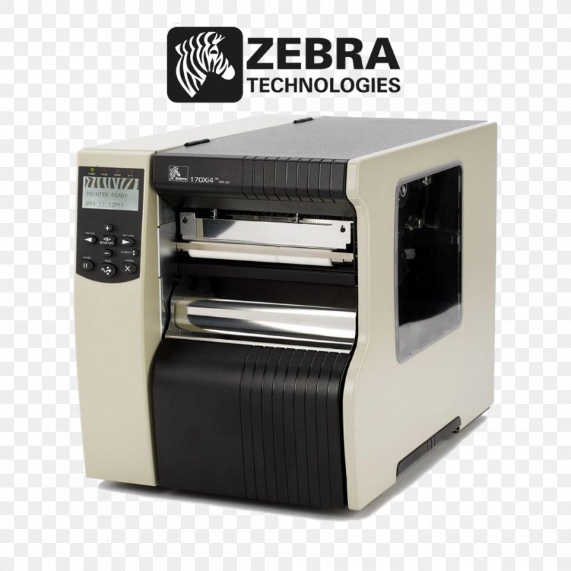 Zebra Technologies Barcode Printer Label Printer, PNG, 1000x1000px, Zebra Technologies, Barcode, Barcode Printer, Barcode Scanners, Dots Per Inch Download Free