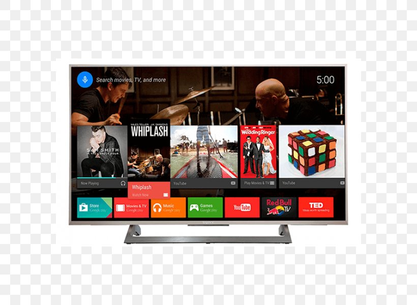 4K Resolution LED-backlit LCD Bravia Ultra-high-definition Television Smart TV, PNG, 600x600px, 4k Resolution, Advertising, Android, Android Tv, Brand Download Free