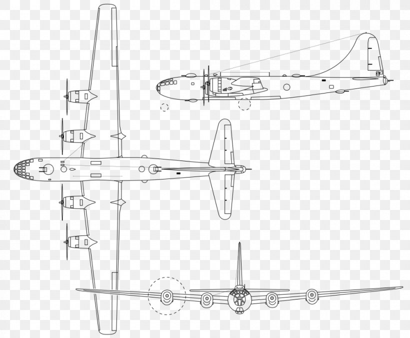Boeing B-29 Superfortress Boeing B-50 Superfortress Airplane Piaggio P.108 Heavy Bomber, PNG, 1000x825px, Boeing B29 Superfortress, Air Force, Aircraft, Airplane, Artwork Download Free