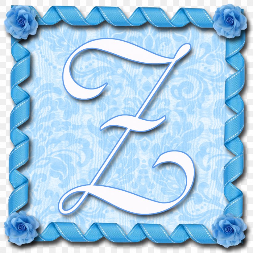 Picture Frames Blue Ribbon Scrapbooking Font, PNG, 1200x1200px, Picture Frames, Aqua, Blue, Computer Font, Marine Mammal Download Free