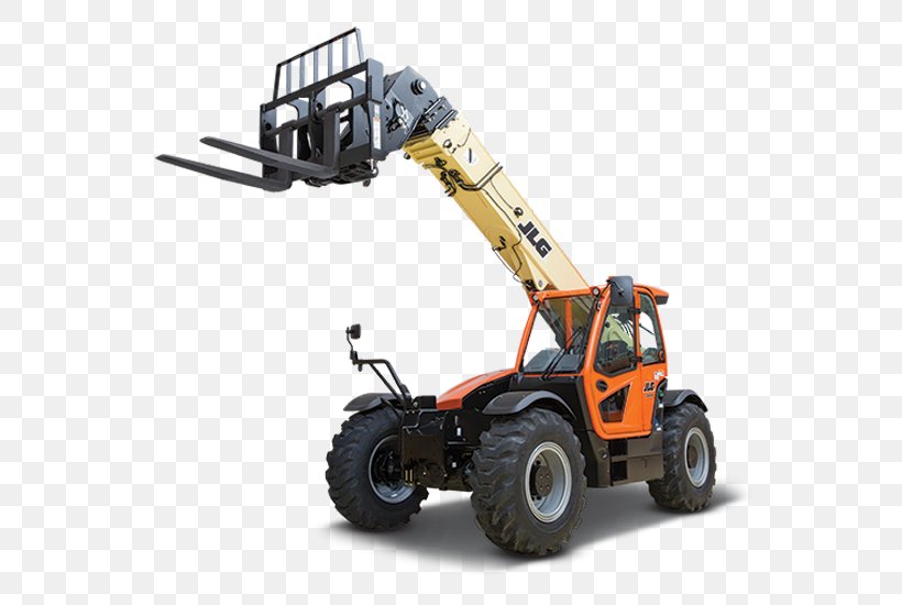 Telescopic Handler Forklift Heavy Machinery JLG Industries Aerial Work Platform, PNG, 550x550px, Telescopic Handler, Aerial Work Platform, Automotive Tire, Construction, Construction Equipment Download Free